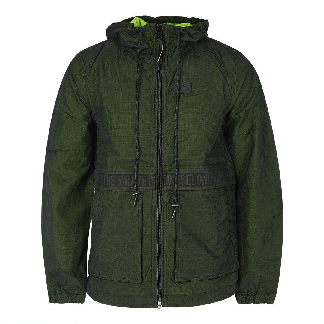 Зеленая куртка J-Hisami Diesel, зеленый undercover куртка зеленая с вышивкой