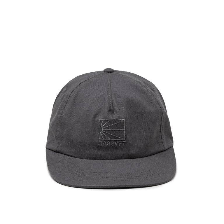 

Бейсболка 5-Panel Logo Woven Cap Rassvet, серый
