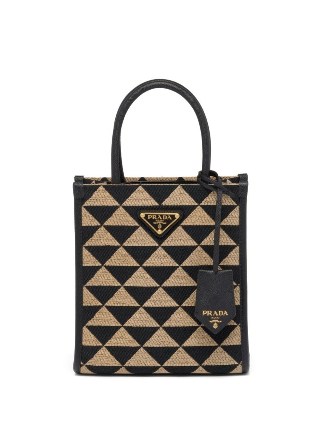 

Prada сумка-тоут Symbole с логотипом, черный