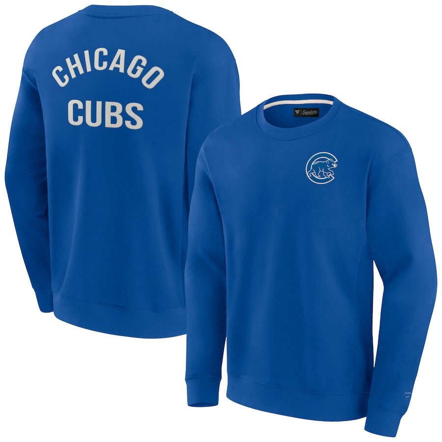 

Толстовка Fanatics Signature Chicago Cubs, роял