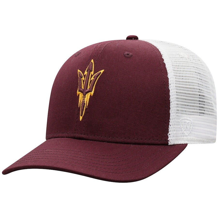 

Бейсболка Top of the World Arizona State Sun Devils, бордовый