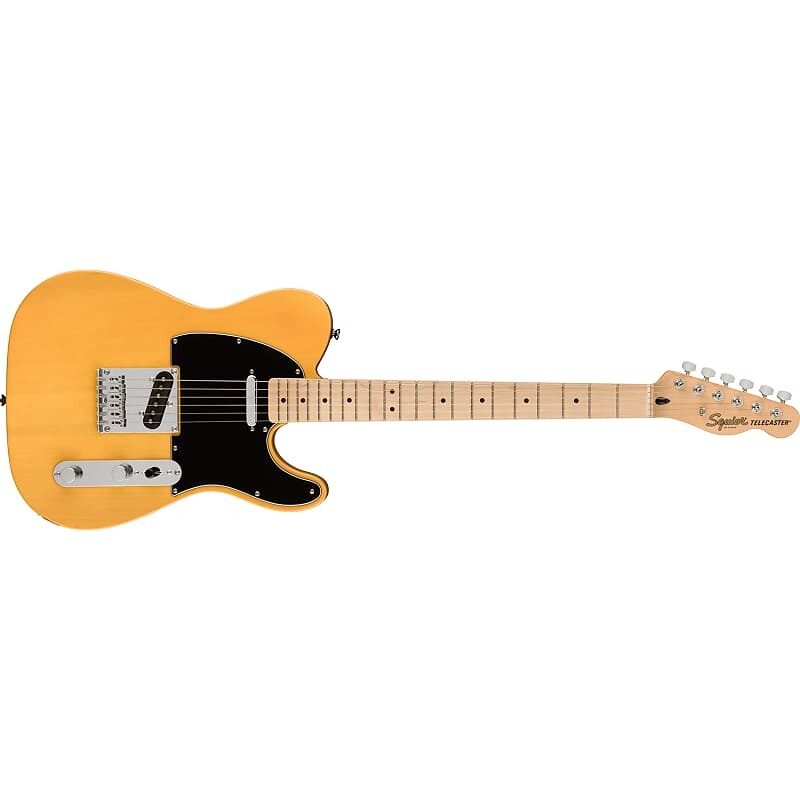 Электрогитара Fender Squier Affinity Series Telecaster Guitar, Maple, Butterscotch Blonde электрогитара fender squier affinity 2021 telecaster left handed mn butterscotch blonde