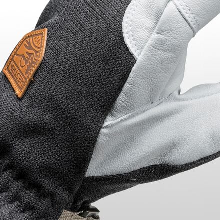 цена Армейские кожаные патрульные перчатки Hestra, черный