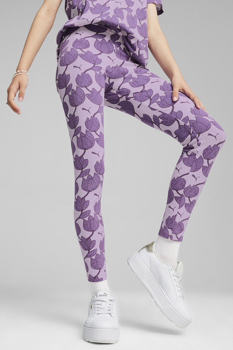 

Леггинсы с графическим рисунком Essentials Puma, фиолетовый