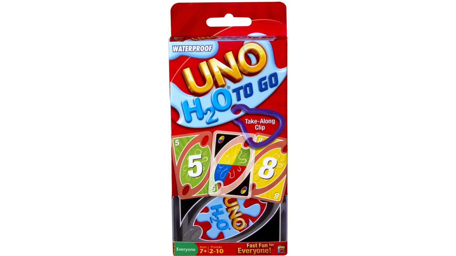 Mattel Games UNO H2O с собой парк юрского периода mattel uno мир динозавр карточная игра семейная смешная фотография детский подарок на день рождения