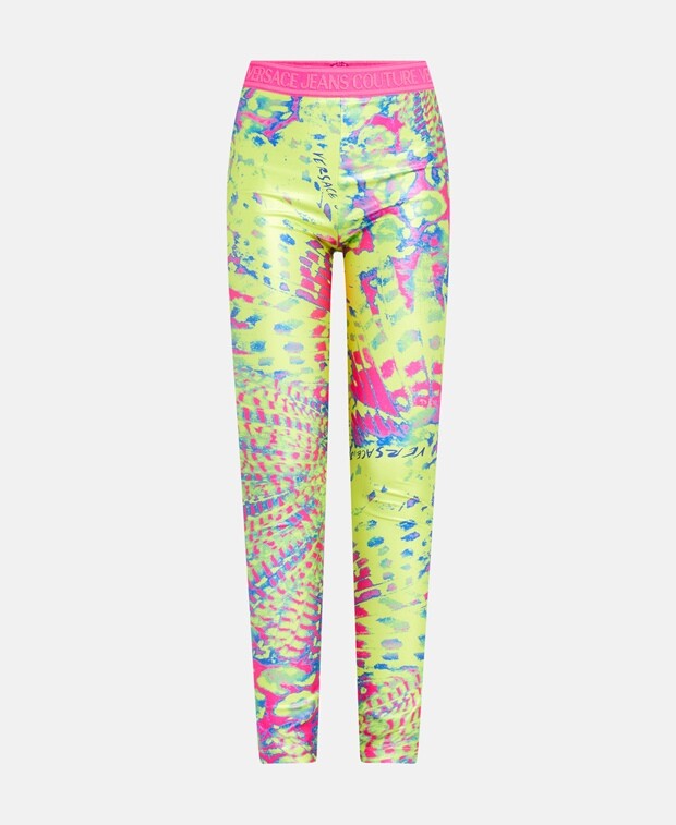 

Леггинсы Versace Jeans Couture, зеленое яблоко
