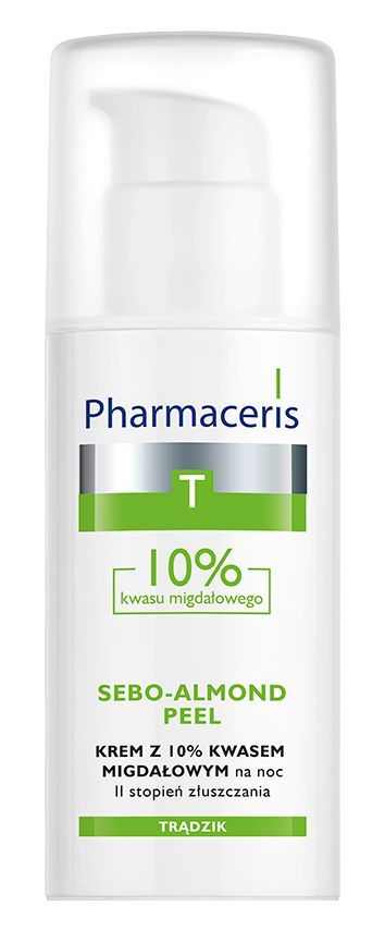Pharmaceris T Sebo-Almond Peel 10% крем для пилинга лица, 50 ml pharmaceris t sebo almond claris cleasing solution 190 ml
