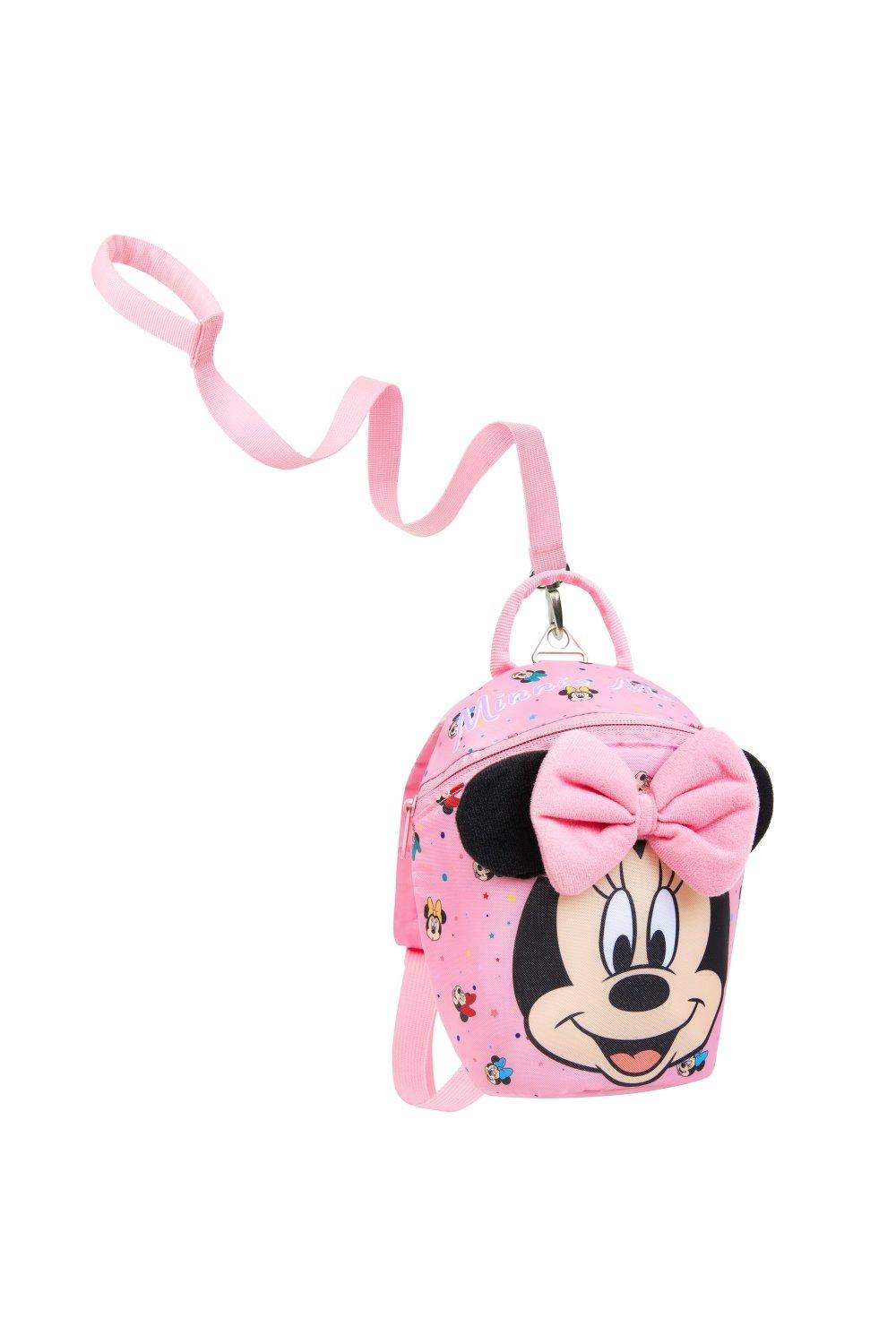 цена Рюкзак для малышей с поводьями Minnie, розовый