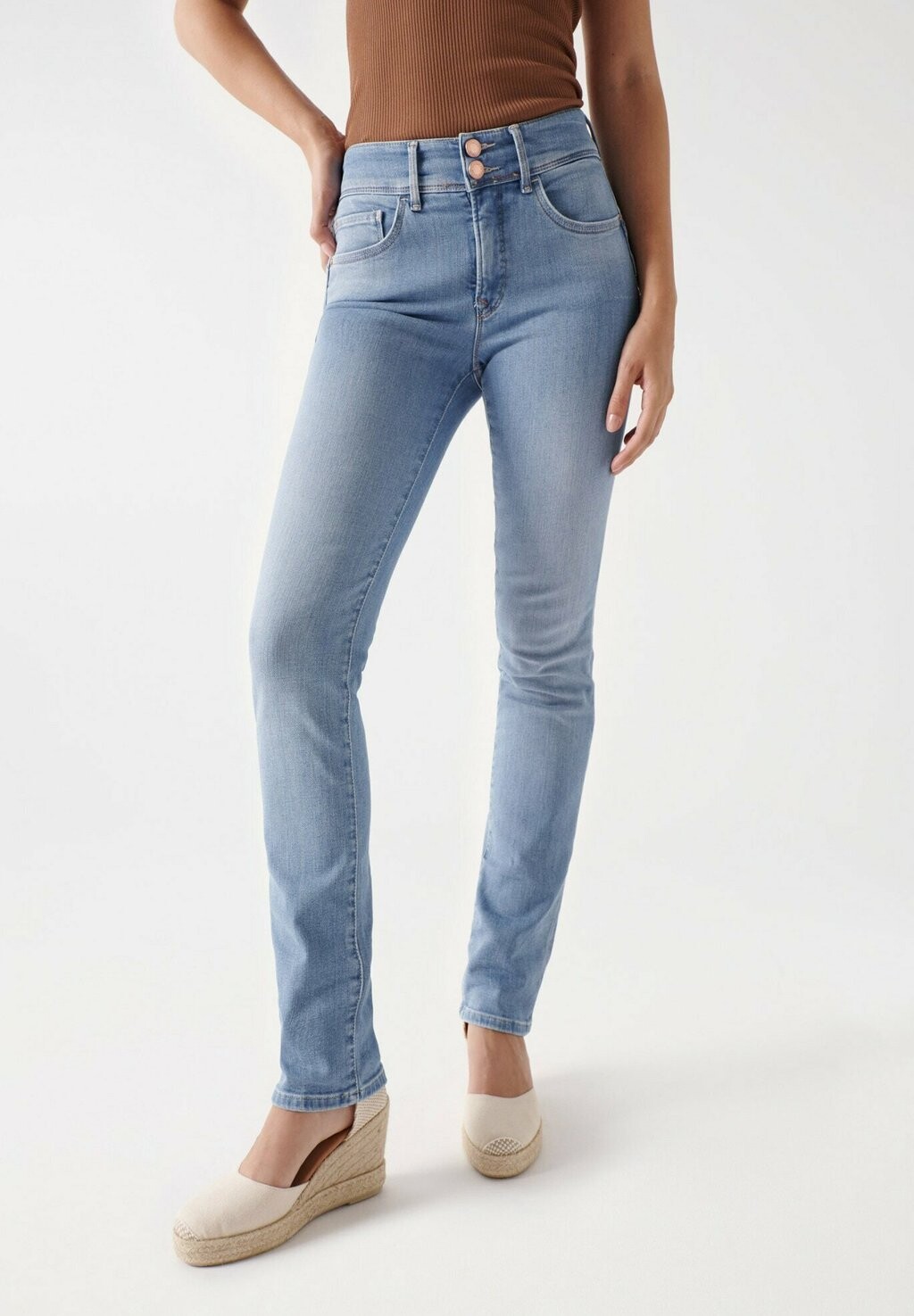 

Узкие джинсы синего цвета Salsa Jeans, синий
