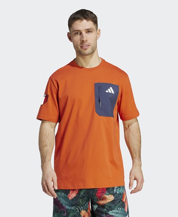 

Футболка adidas Performance, красный