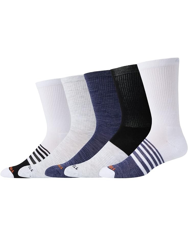 

Носки Merrell Recycled Cushioned Crew 6-Pair Pack, цвет Blue Assorted