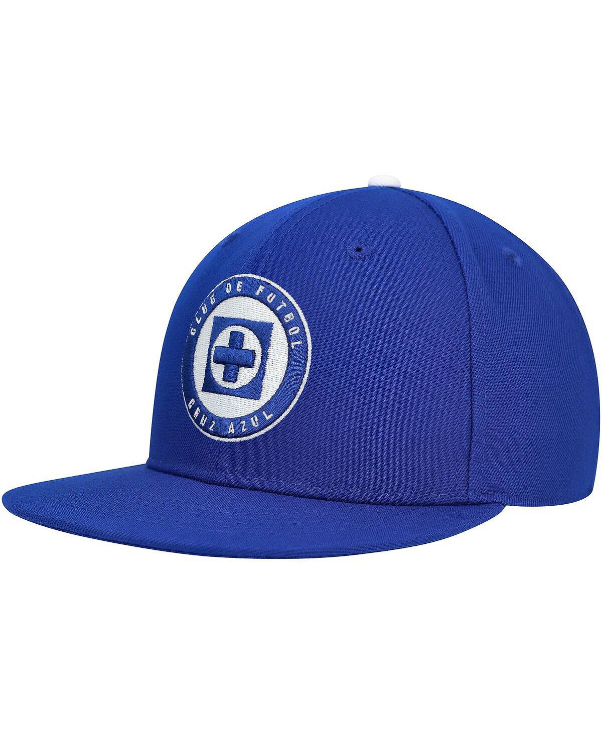мужская синяя регулируемая шляпа cruz azul club gold fan ink Мужская кепка Snapback Royal Cruz Azul America's Game Fan Ink