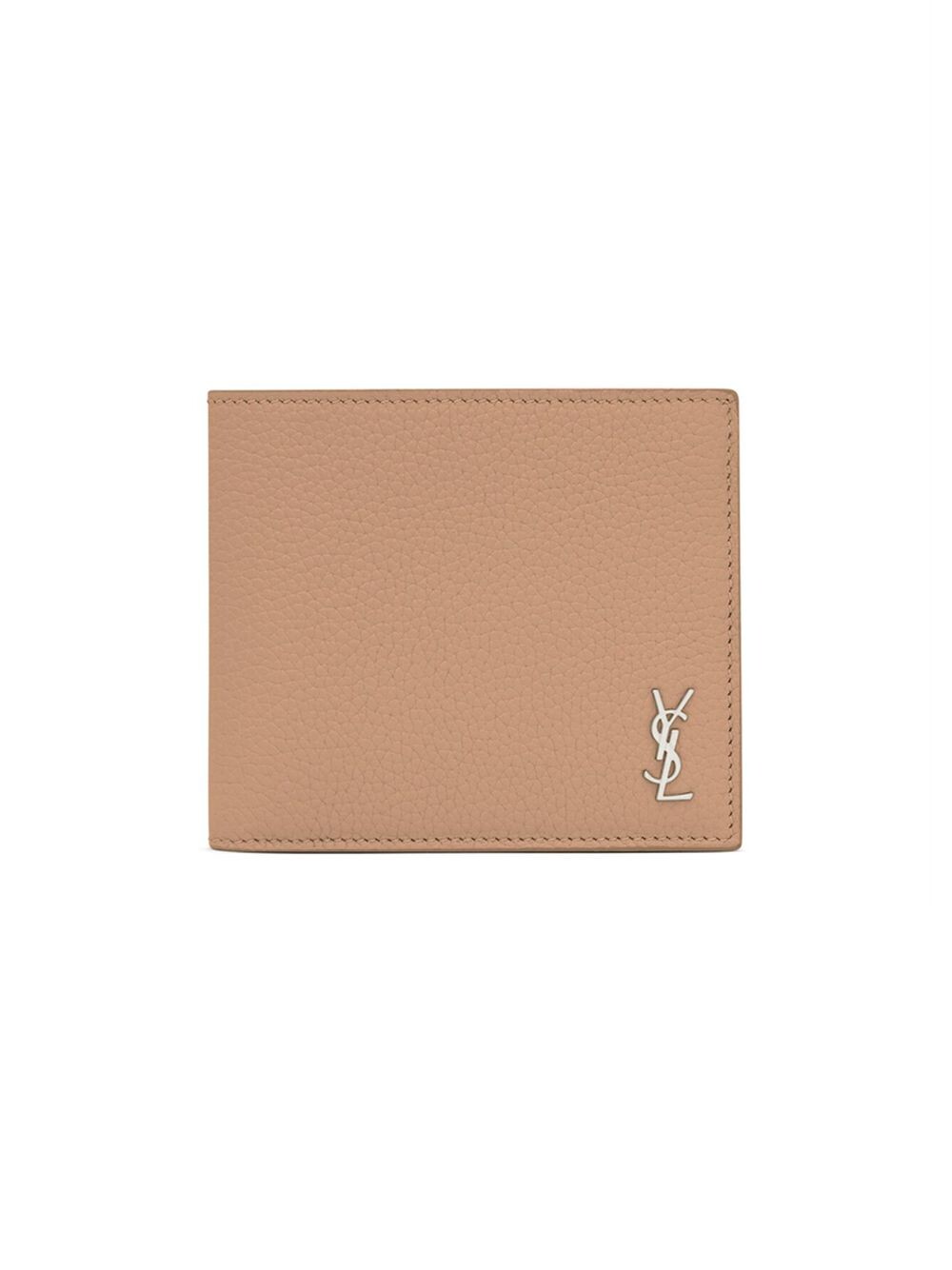

Кошелек Tiny Cassandre East West из зерненой кожи Saint Laurent, серый