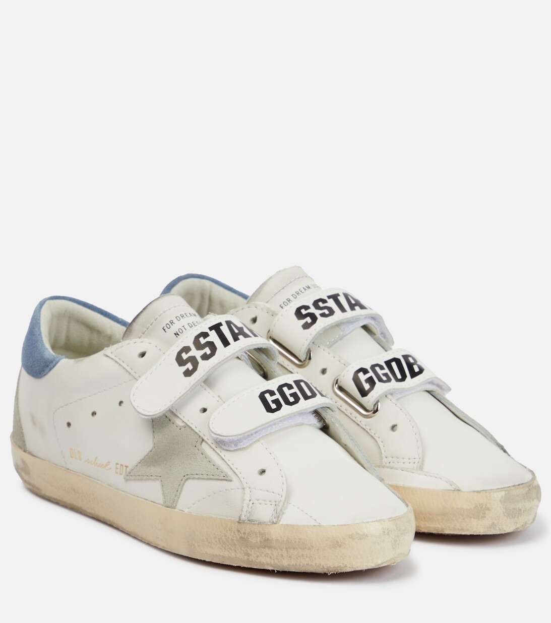 

Кожаные кроссовки Old School Golden Goose, белый