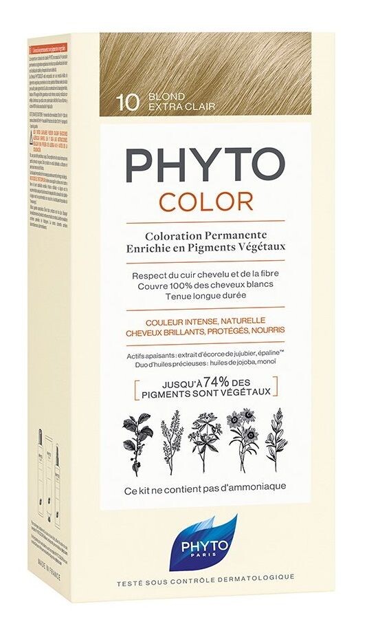 

Phyto Phytocolor 10 Ekstra Jasny Blond краска для волос, 1 шт.