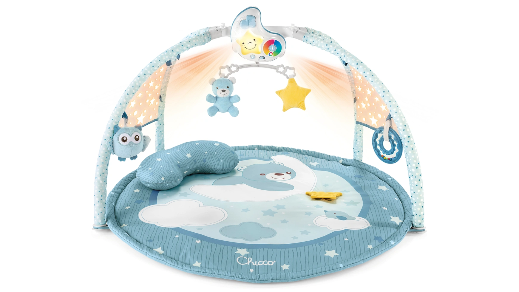 Chicco Детское игровое одеяло 3 в 1 синее проектор звездный проектор креативный светодиодный ночник фон для дня рождения 3d проекционный светильник в виде луны настенный декор дл