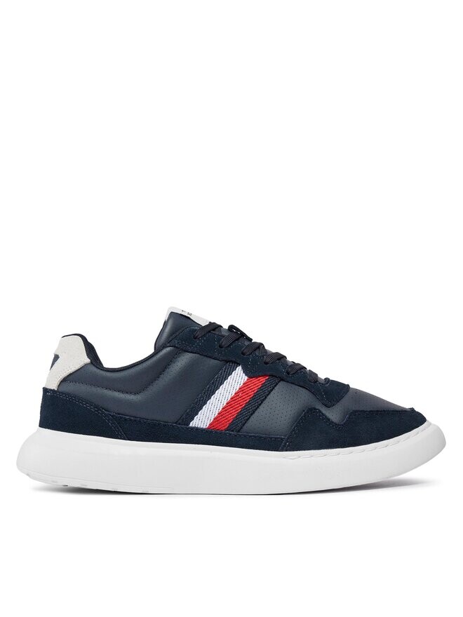 

Кроссовки Light Cupsole Lth Mix Stripes Tommy Hilfiger, синий