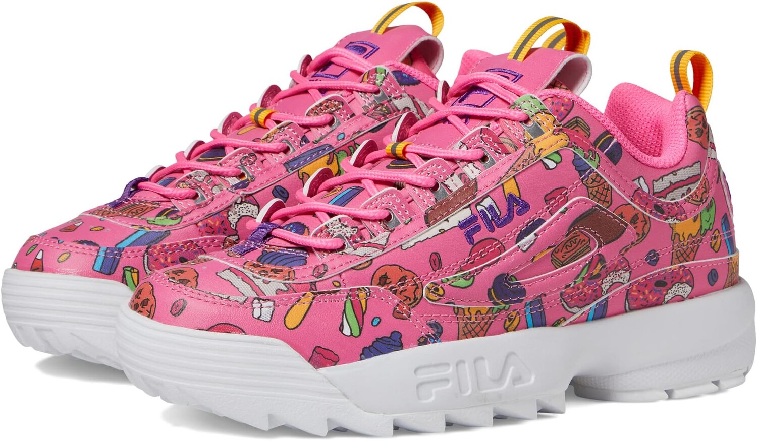 

Кроссовки Disruptor II Premium Fila, цвет Sugar Plum/Electric Purple/Lemon