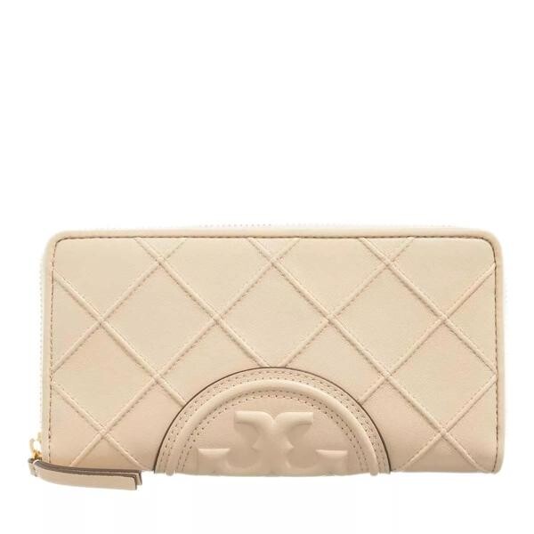 

Кошелек fleming soft zip continental wallet new Tory Burch, бежевый