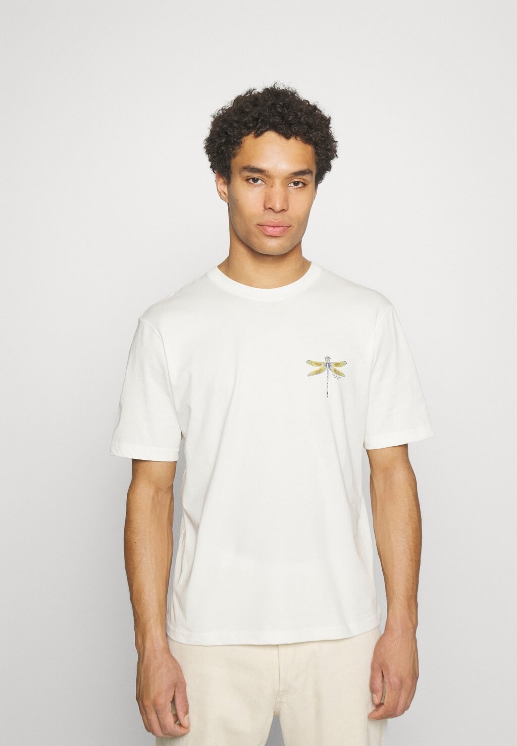 

Футболка с принтом ФУТБОЛКА DRAGONFLY GRAPHIC TEE rag & bone, слоновая кость