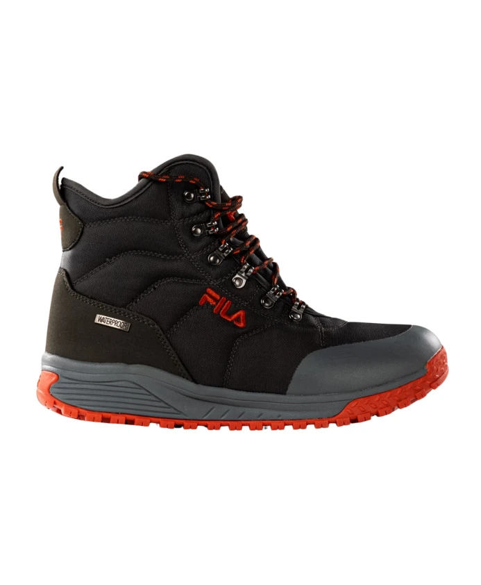 

Походные ботинки – зимний стиль. Fila, черный