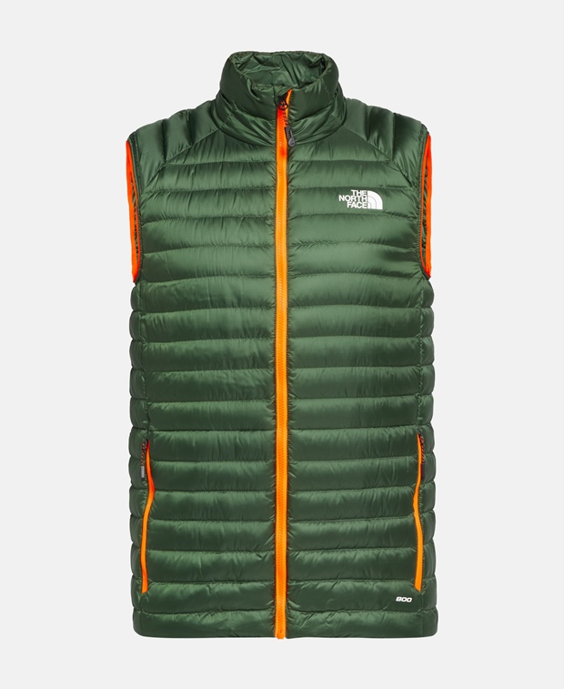 

Мягкий пуховый жилет The North Face, темно-зеленый