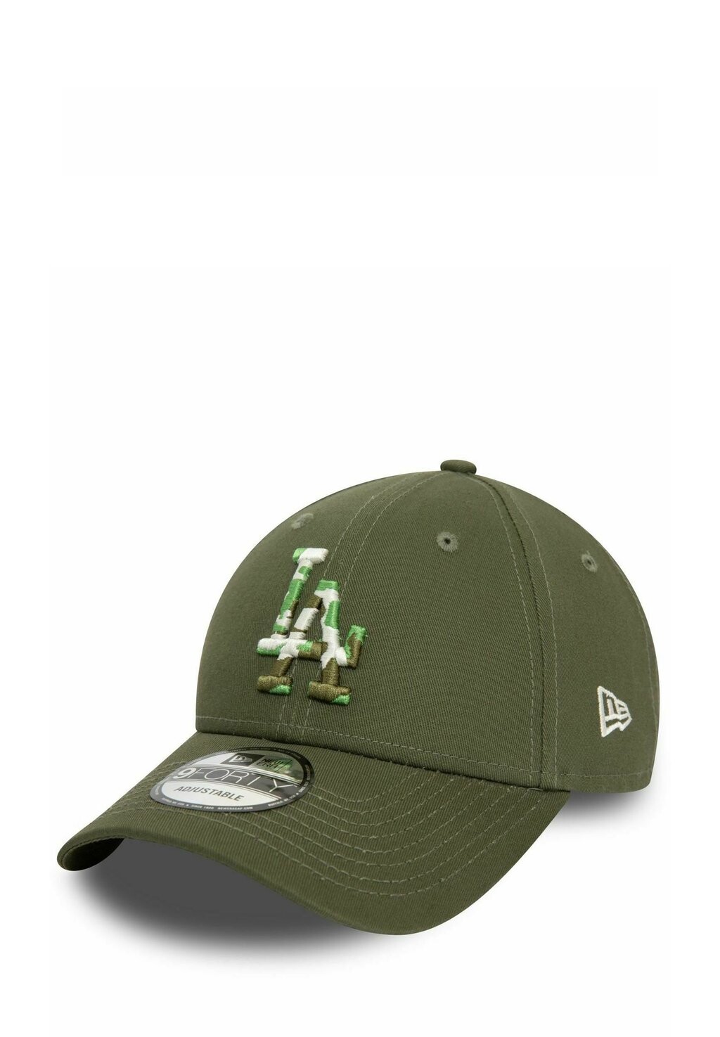 

Бейсболка 9FORTY STRAPBACK INFILL LOS ANGELES DODGERS New Era, цвет olive