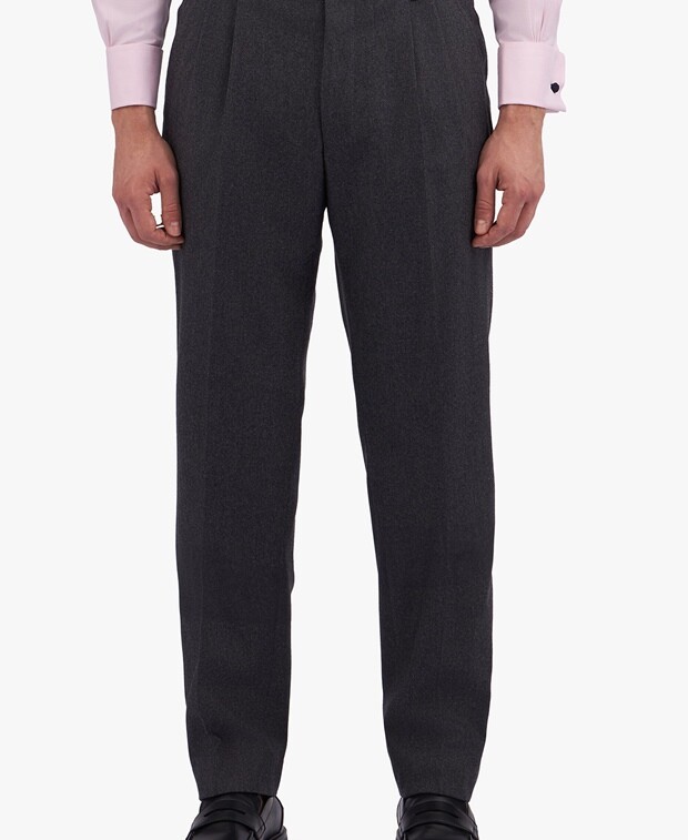 

Шерстяные брюки Brooks Brothers, цвет Medium Grey