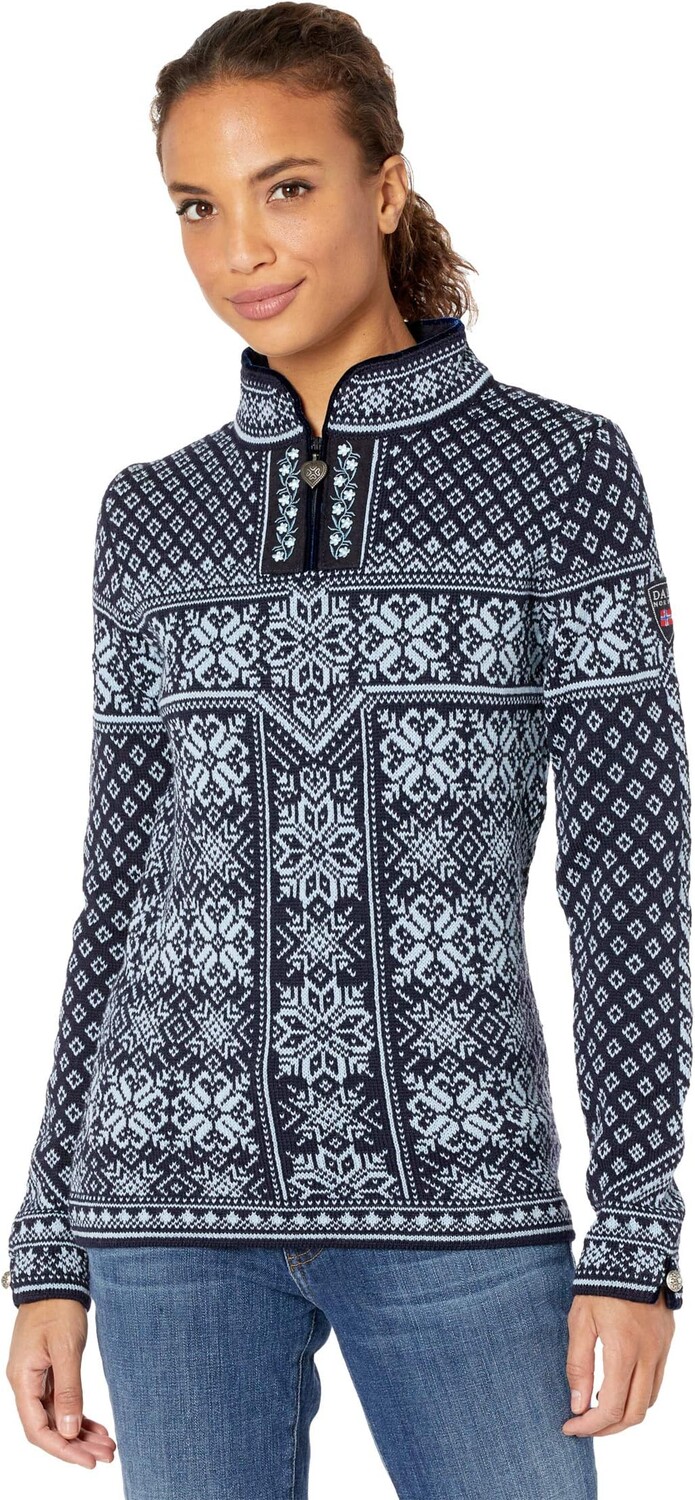 

Свитер мира Dale of Norway, цвет Navy/Ice Blue