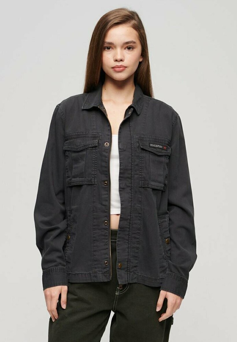

Рубашка Superdry, цвет washed black
