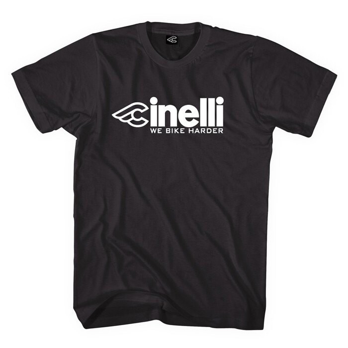 

Футболка Cinelli We Bike Harder, черный