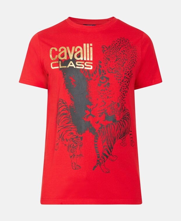 

Футболка Cavalli Class, красный