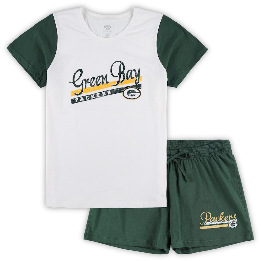 

Пижамный комплект Concepts Sport Green Bay Packers, белый