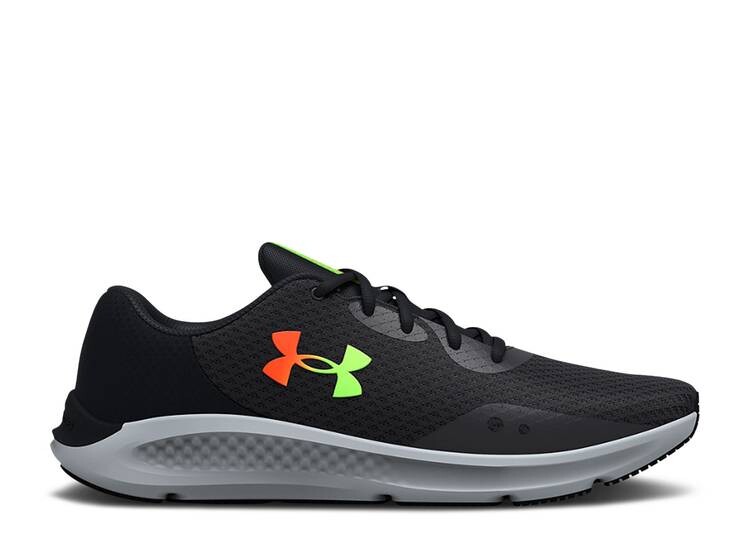 

Кроссовки Under Armour CHARGED PURSUIT 3 4E WIDE 'JET GREY BLACK', серый