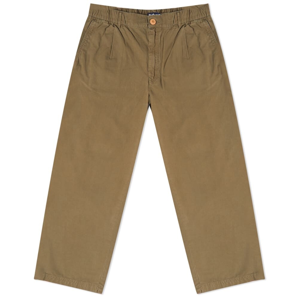 

Саржевые брюки Barbour Highgate, оливковый, Зеленый