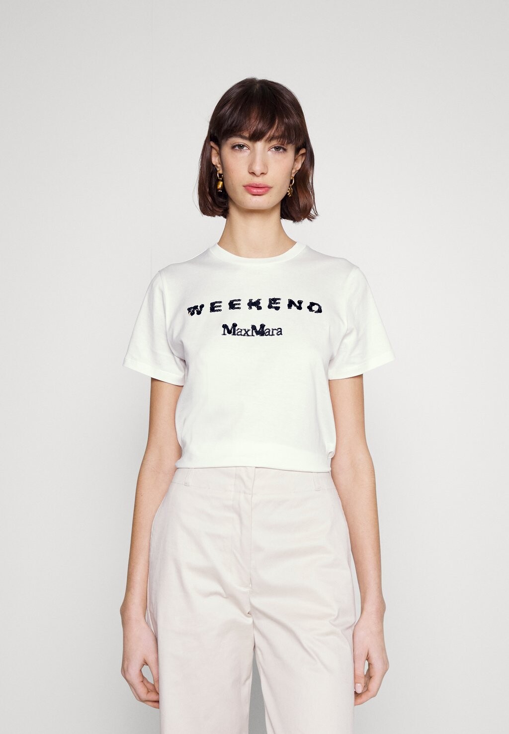 

Футболка с принтом WEEKEND MaxMara, белый