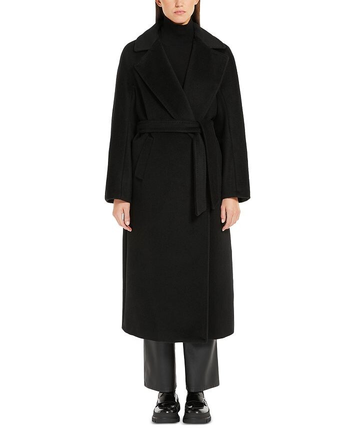 

Темперное пальто Weekend Max Mara, черный