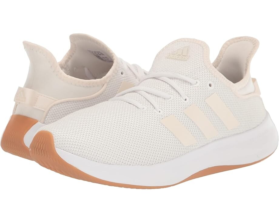 Кроссовки Adidas Cloudfoam Pure SPW, цвет Footwear White/Chalk White/Zero Metallic кроссовки adidas running puremotion 2 0 цвет footwear white zero metallic footwear white