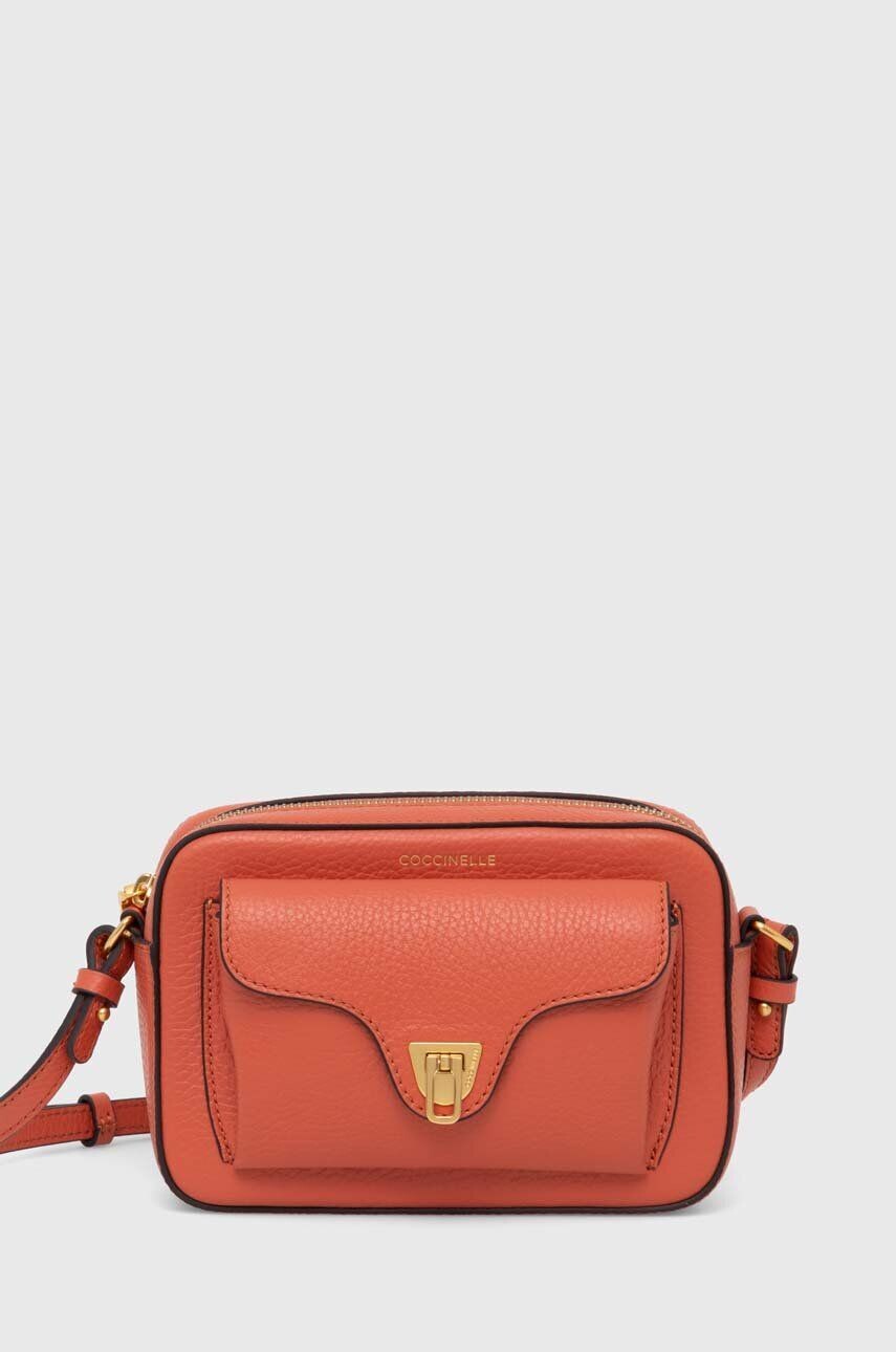 

Кожаная сумка Coccinelle COCCINELLE BEAT SOFT, оранжевый