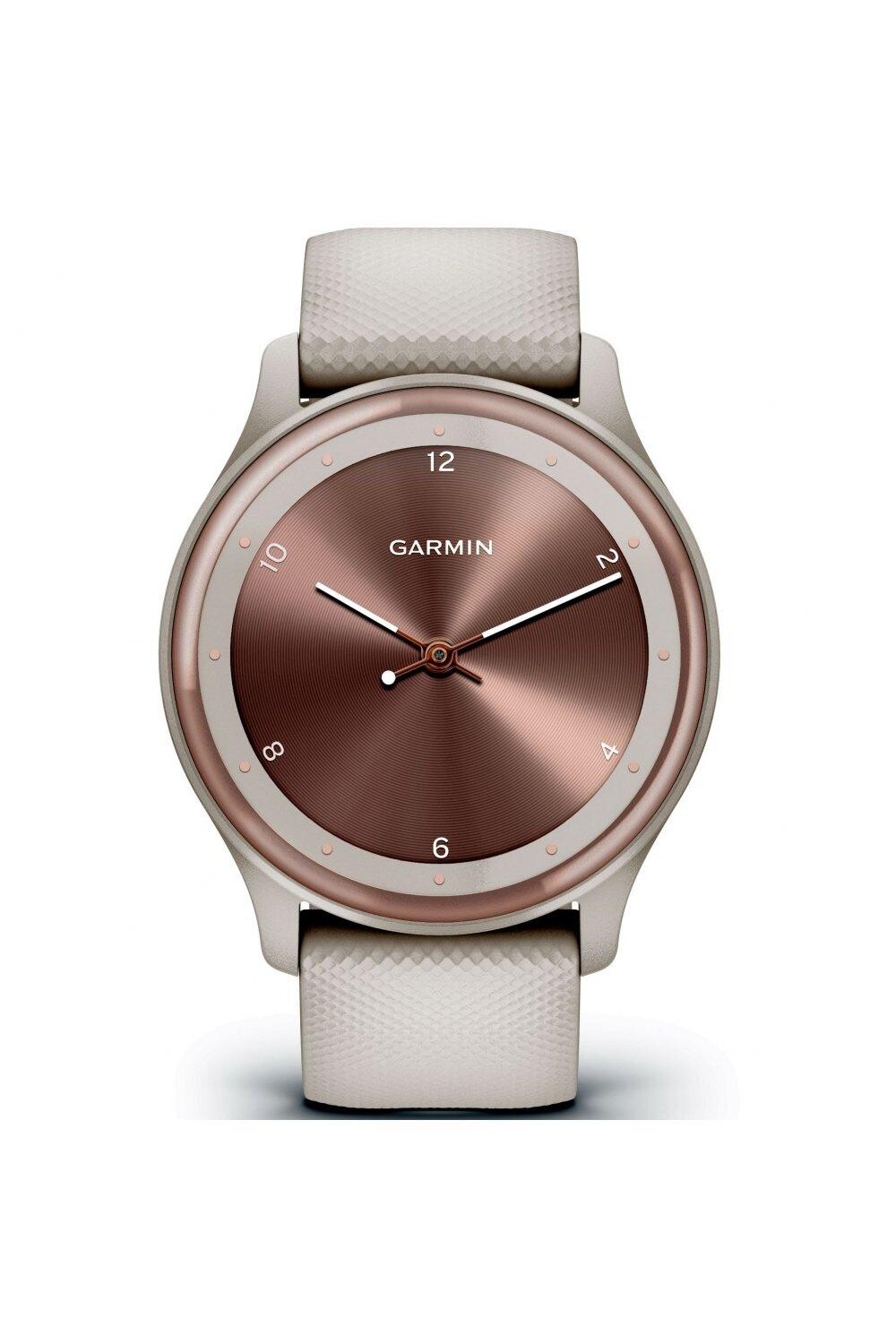 

Гибридные часы Vivomove Sport с усложнением из пластика и смолы — 010-02566-01 Garmin, цвет rose