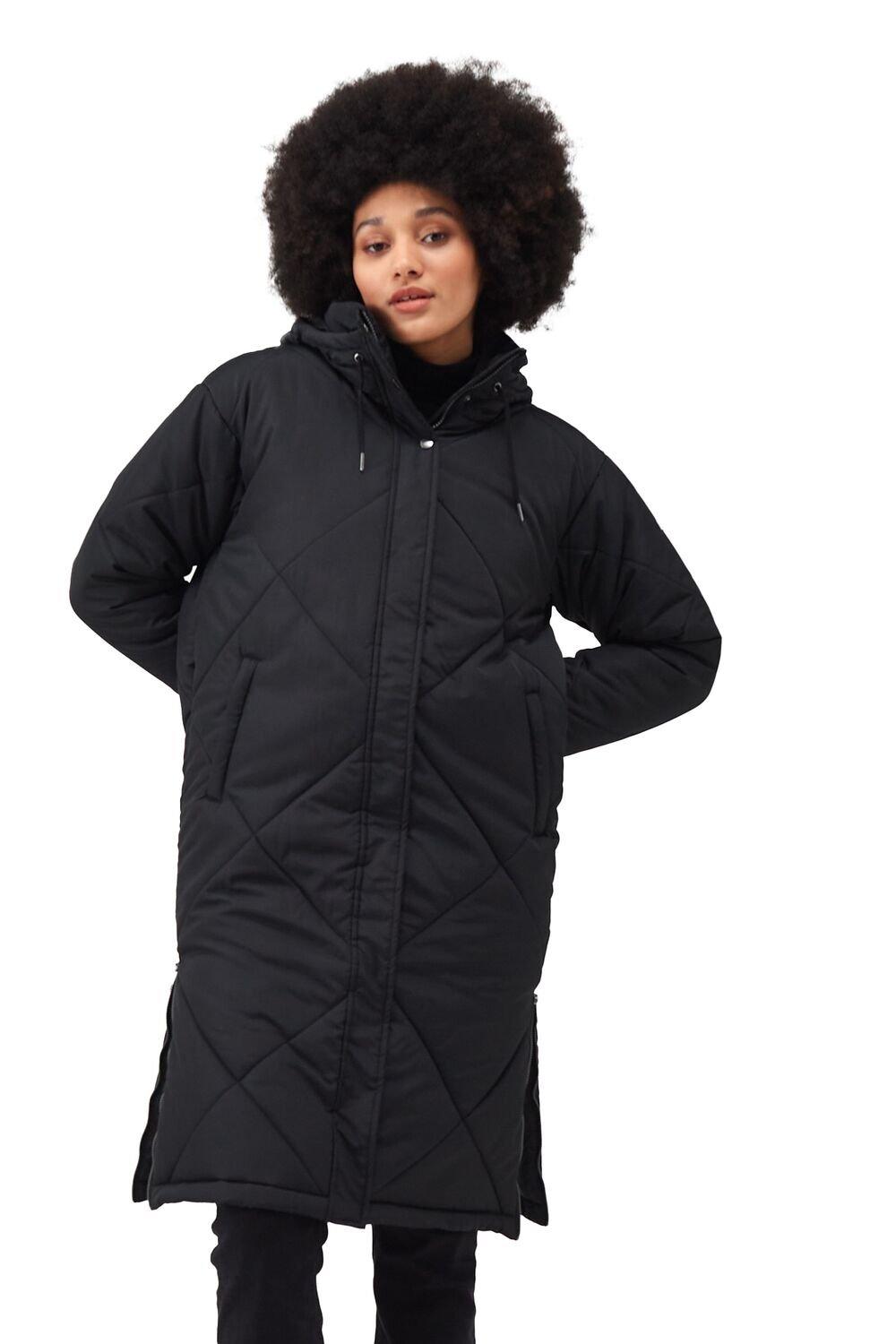 Удлиненная утепленная куртка Cambrie Thermoguard с подкладкой Regatta, черный