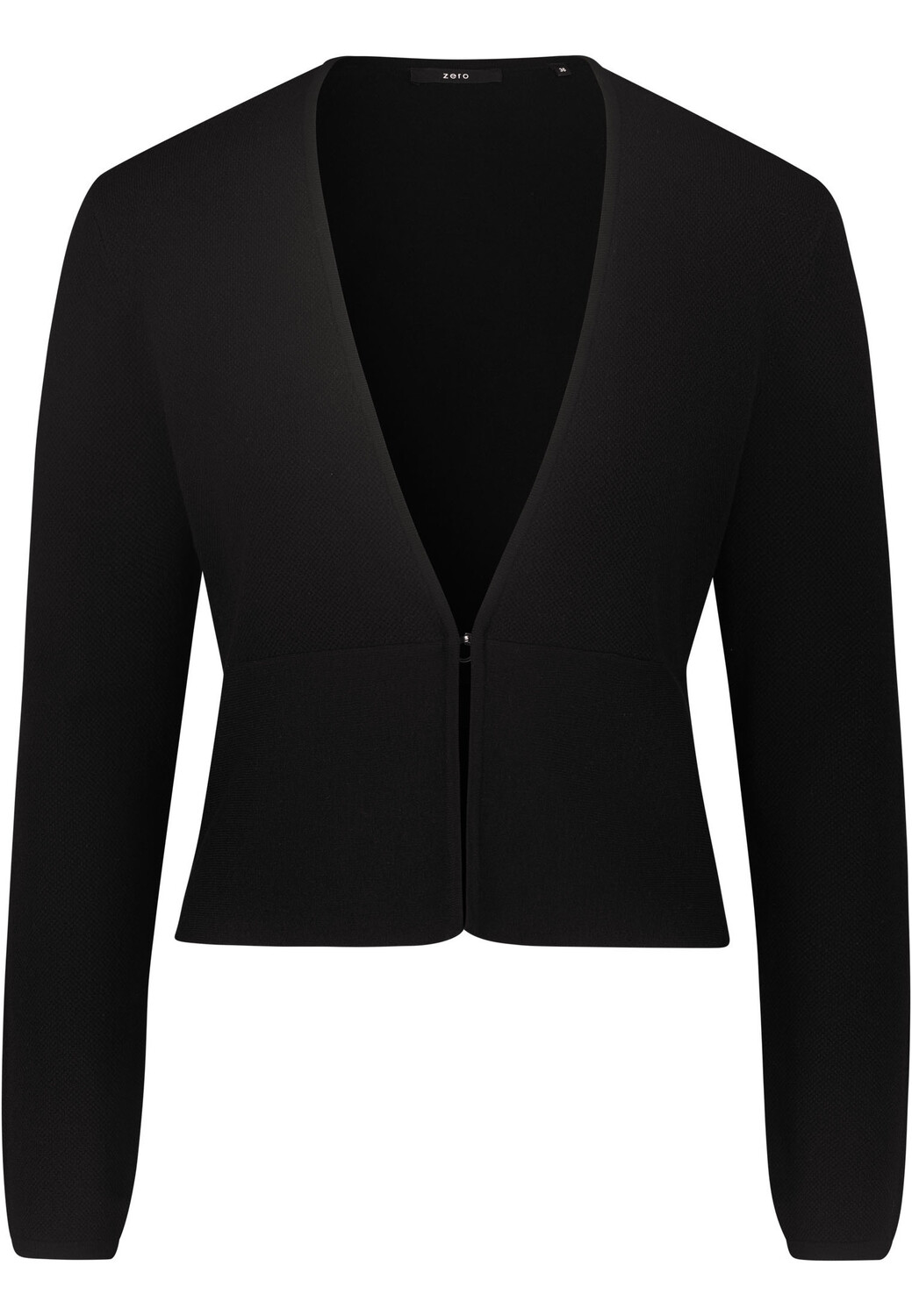 

Кардиган Zero Feinstrickjacke kurz, черный