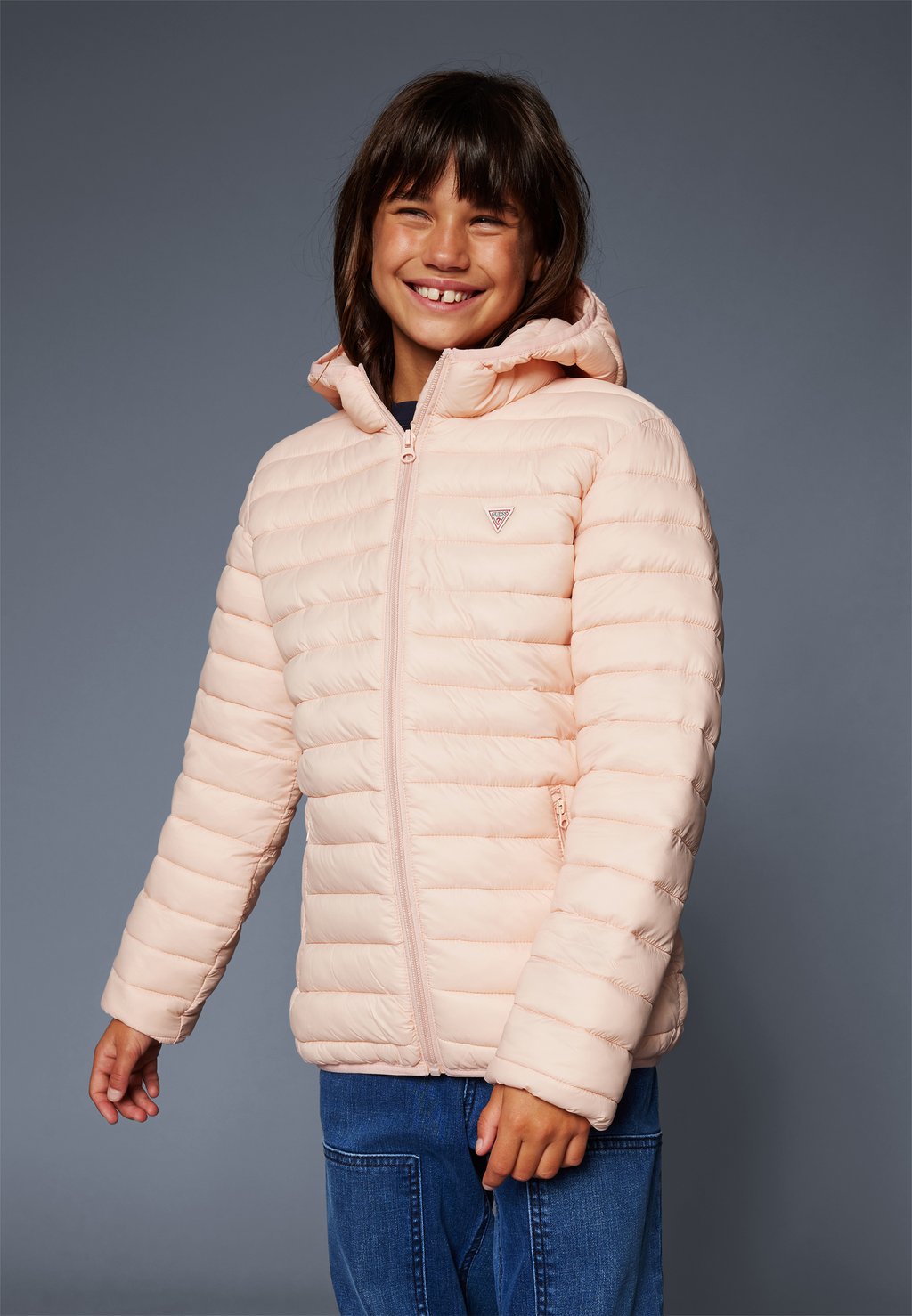 Куртка зимняя Junior Core Padded Unisex Guess, цвет summer light pink