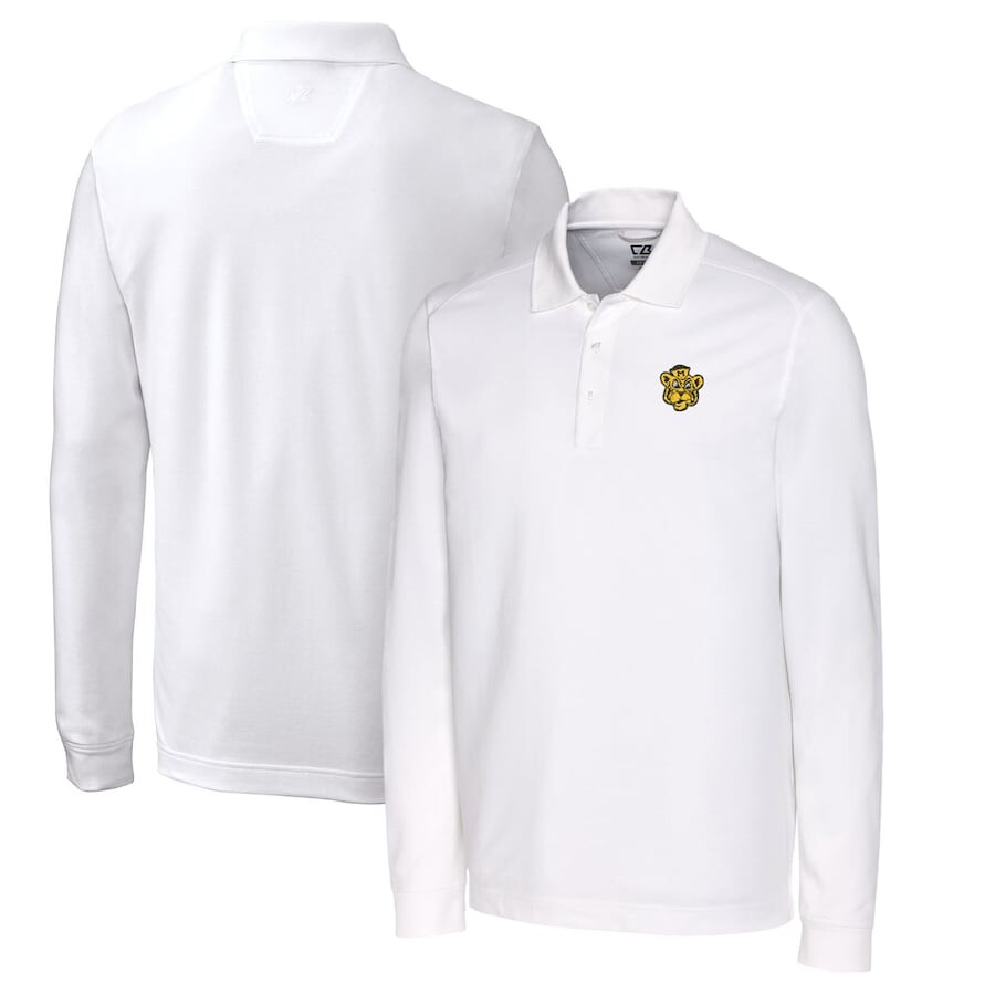 

Поло с длинным рукавом Cutter & Buck Missouri Tigers, белый