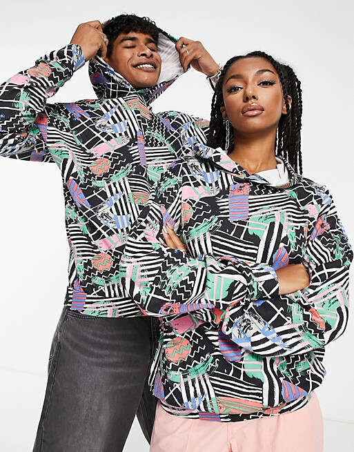 

Худи унисекс с разноцветным графическим принтом ASOS MADE IN KENYA