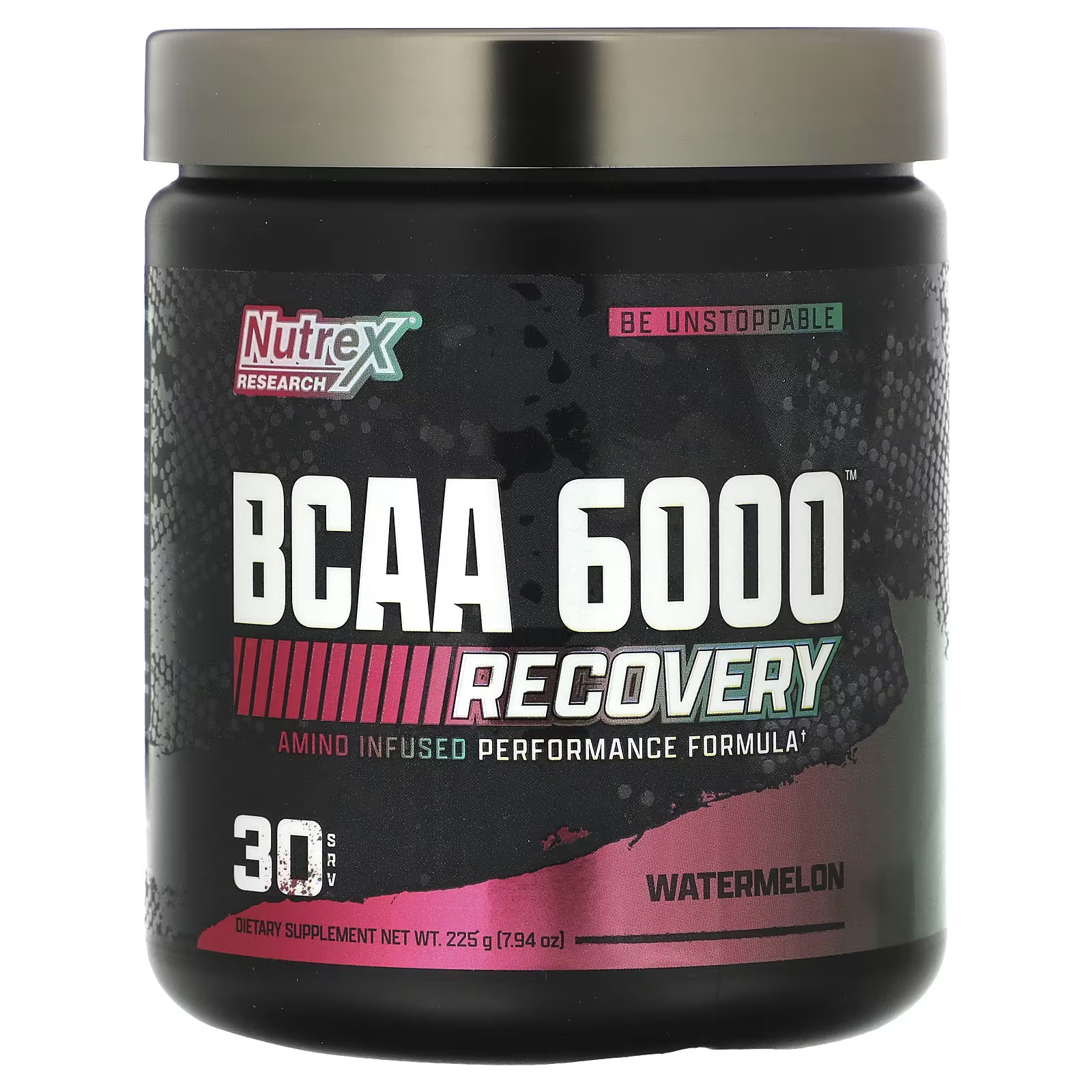 Пищевая добавка Nutrex Research BCAA 6000 Recovery арбуз, 225 г life extension аминокислоты с разветвленной цепью 90 капсул