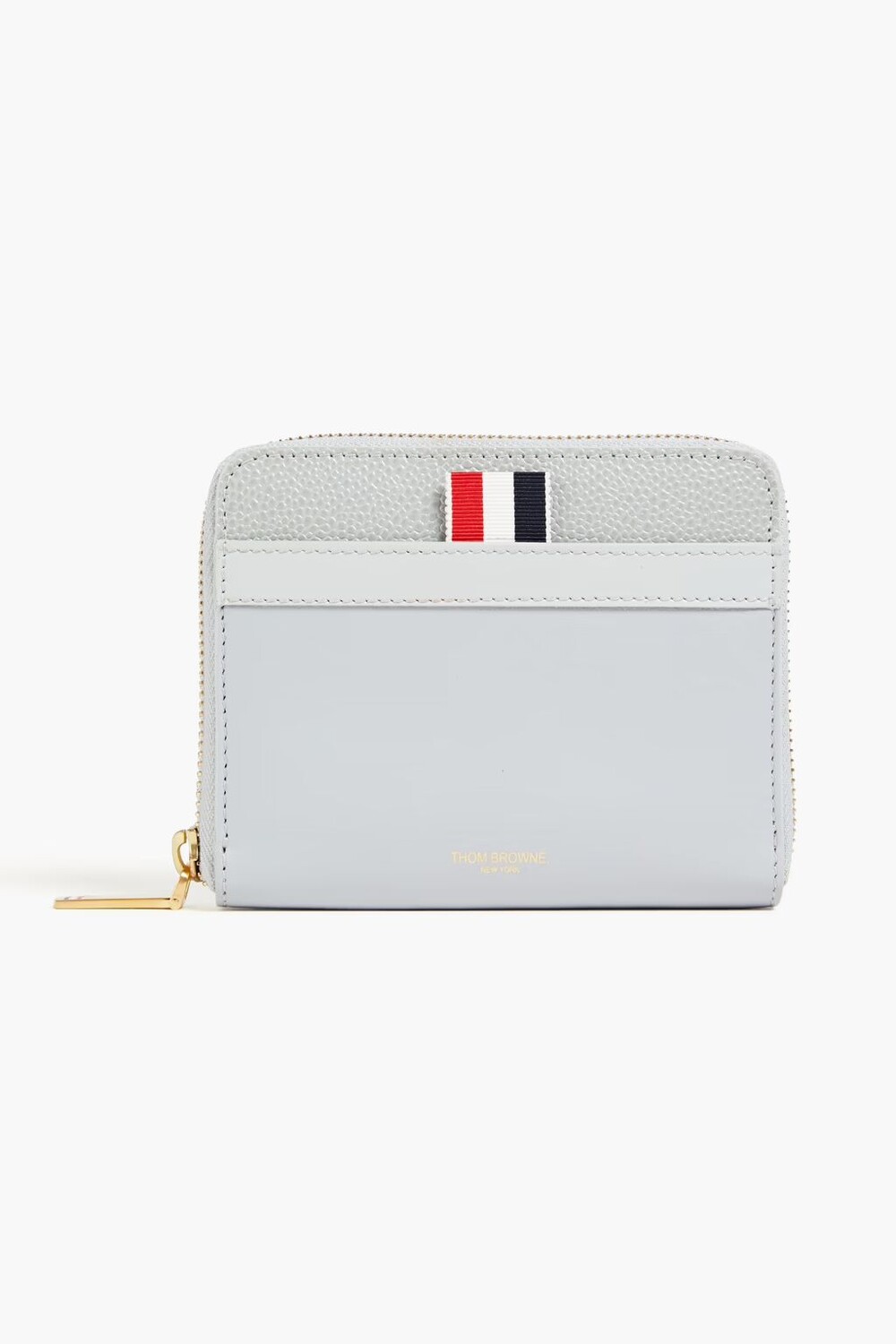 

Кошелек из шагреневой кожи Thom Browne, светло-серый
