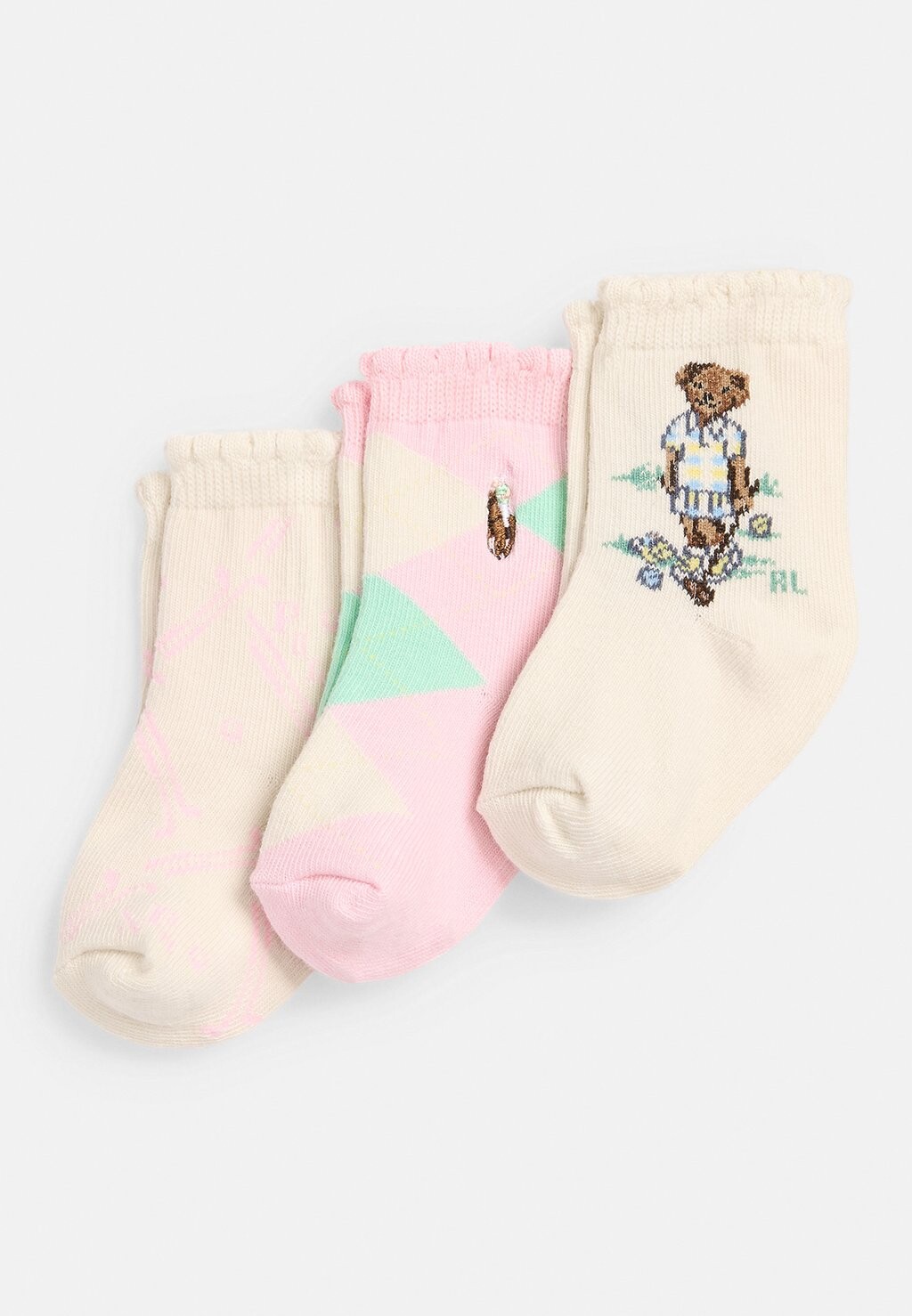 

Носки BEAR CREW 3 PACK Polo Ralph Lauren, цвет multi-coloured