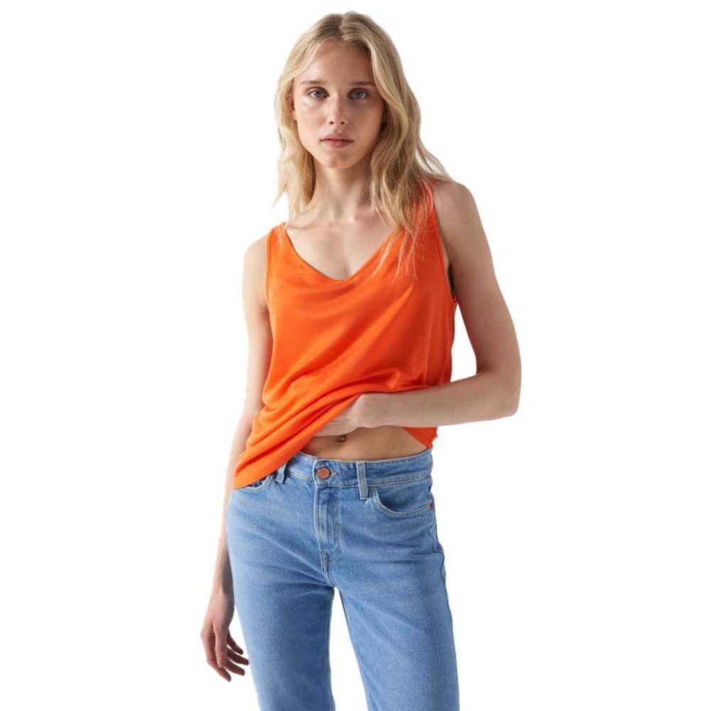 

Футболка Salsa Jeans 21007055 Short Sleeve V Neck, оранжевый