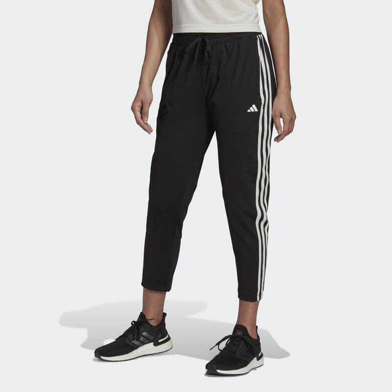 

AEROREADY Made4Training Трикотажные зауженные брюки с 3 полосками 7/8 ADIDAS, цвет schwarz